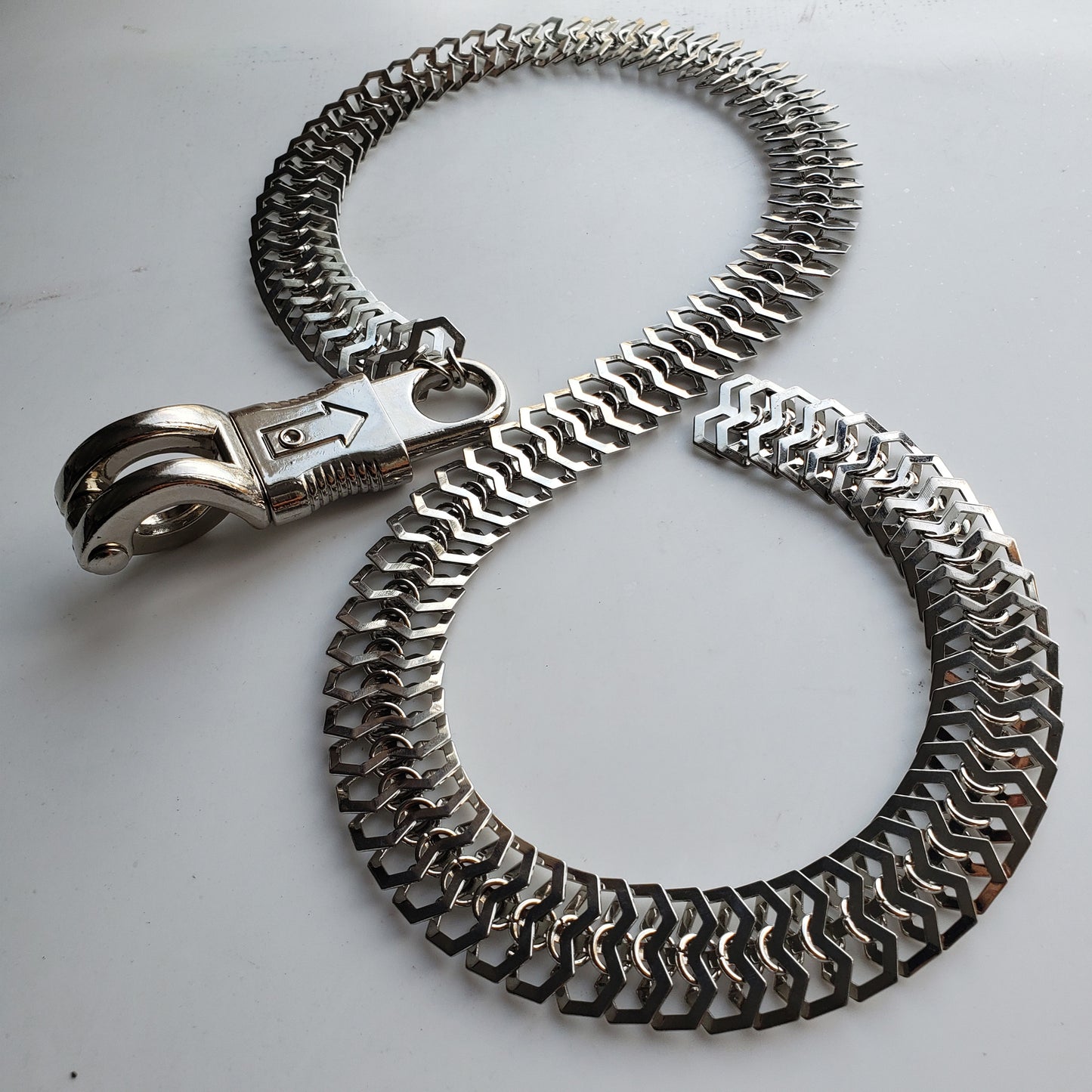 Chainmail Chain Get Back Whips for Motorcycles, Biker Whip for Handlebar Accessories , Biker Gift,Dad Gift