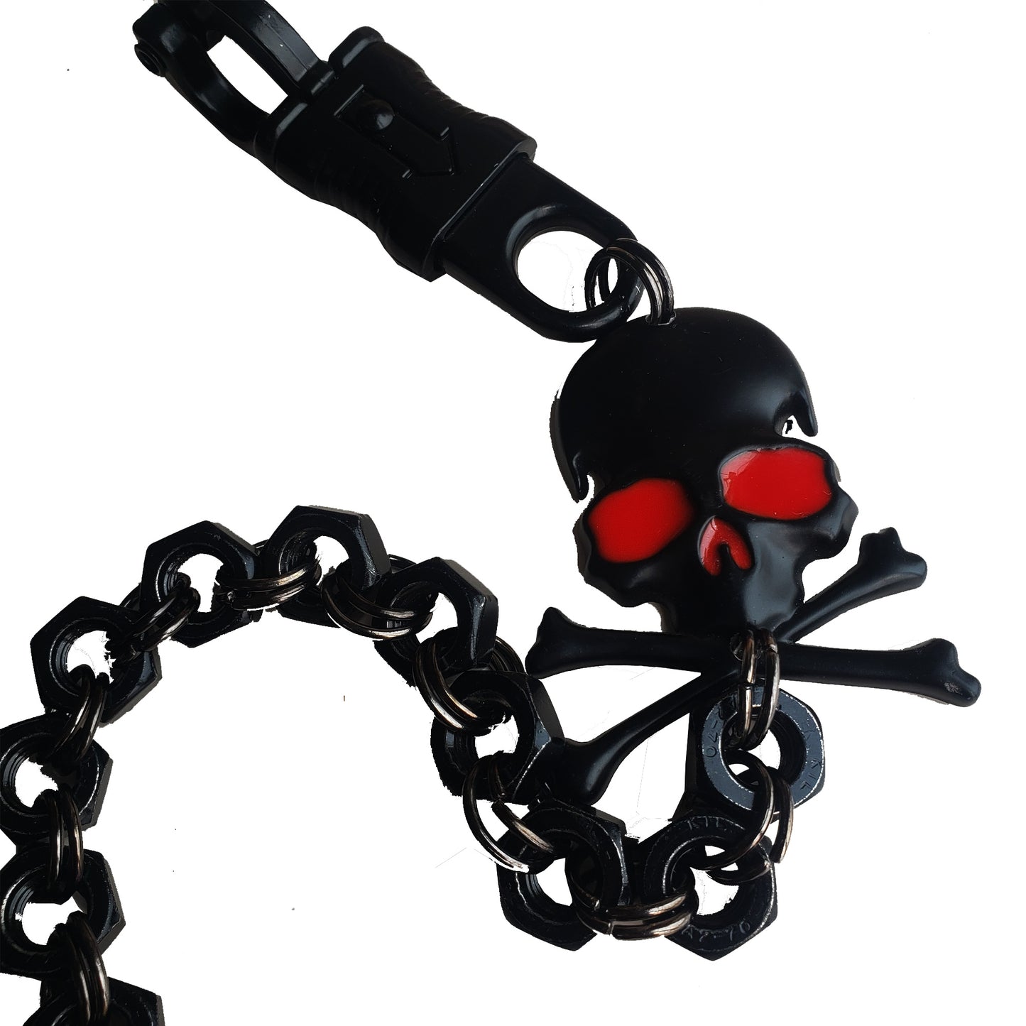 Nut Chainmail Chain Get Back Whips for Motorcycles, Flail Biker Whip for Handlebar Accessories , Biker Gift,Dad Gift