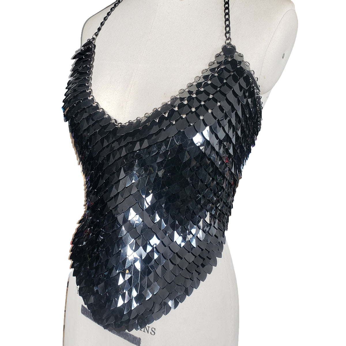 Halloween Dragon Cosplay Costume — Scalemail Halter Top Armor