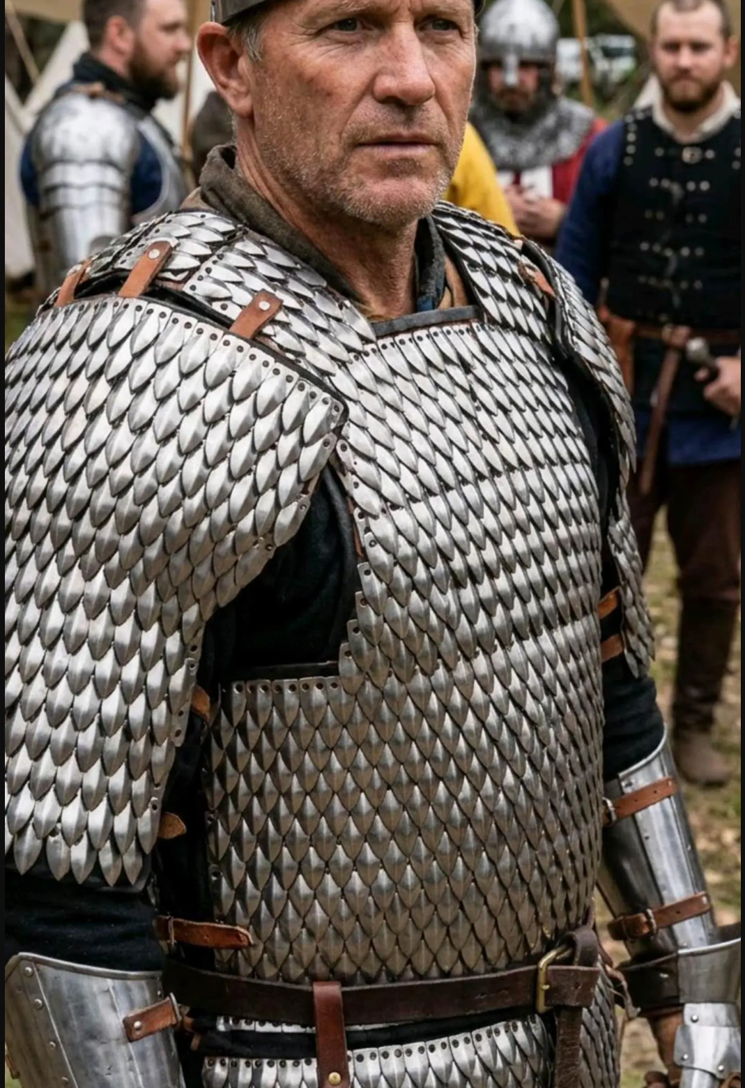 Silver Loose Stainless Steel Lamellar Armor Plates | Dark Dragon Scale Armour Scales 10*21mm | DIY Scale Mail Cosplay Bulk