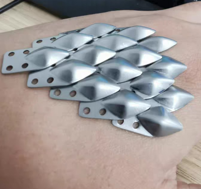 Loose Black Anodized Aluminum Lamellar Armor Plates | Lightweight Dragon Scale Armour Scales | DIY Scale Mail 10*21mm Bulk