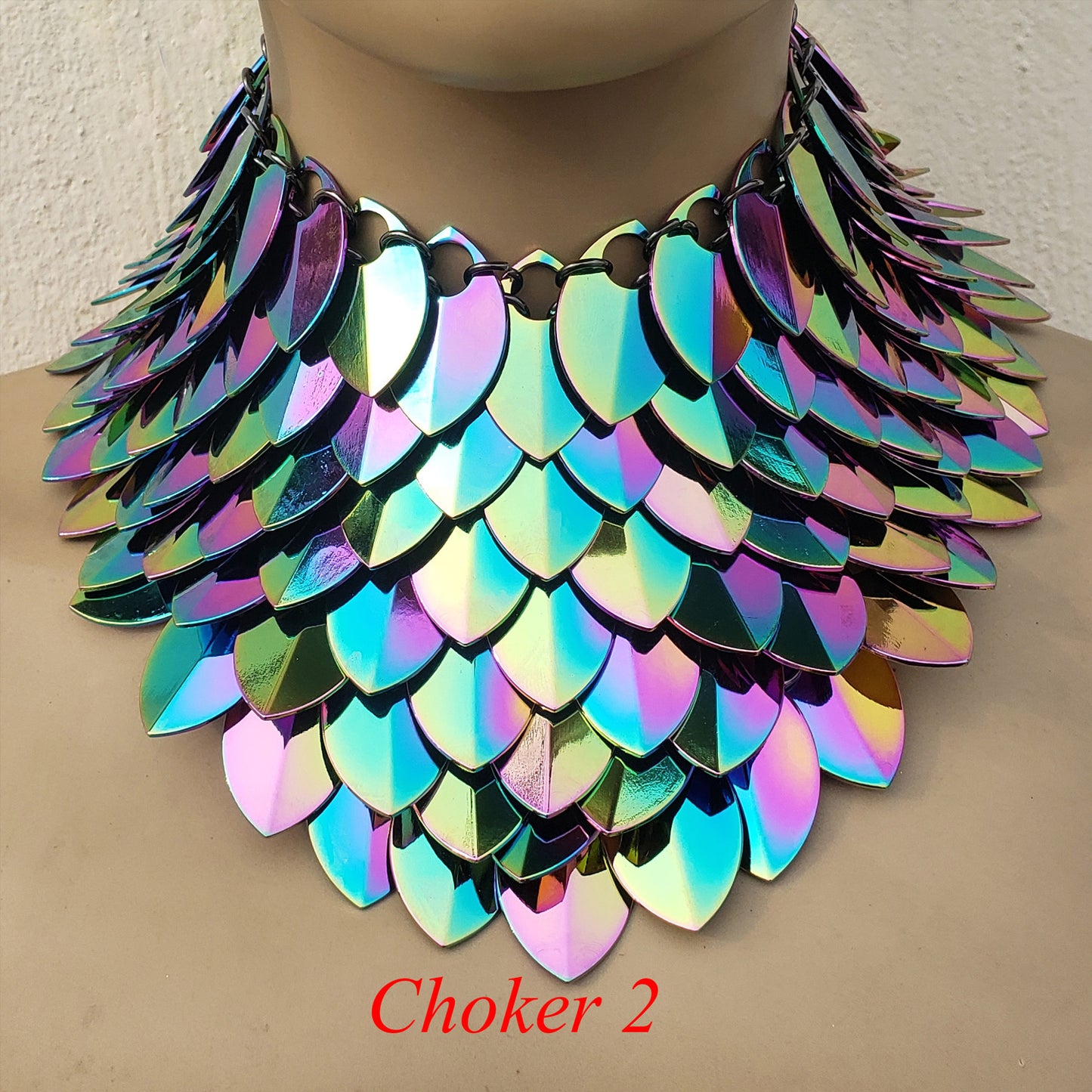 LGBT Pride Rainbow Scalemail Men Chest Harness Armor