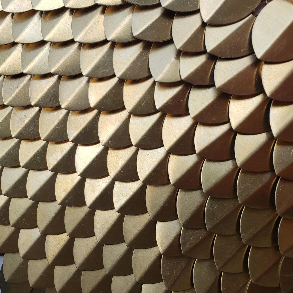 Brass Dragon Scales Metal Scalemail Scales Bulk Cosplay LARP Scale Mail Armor Supplies Medium