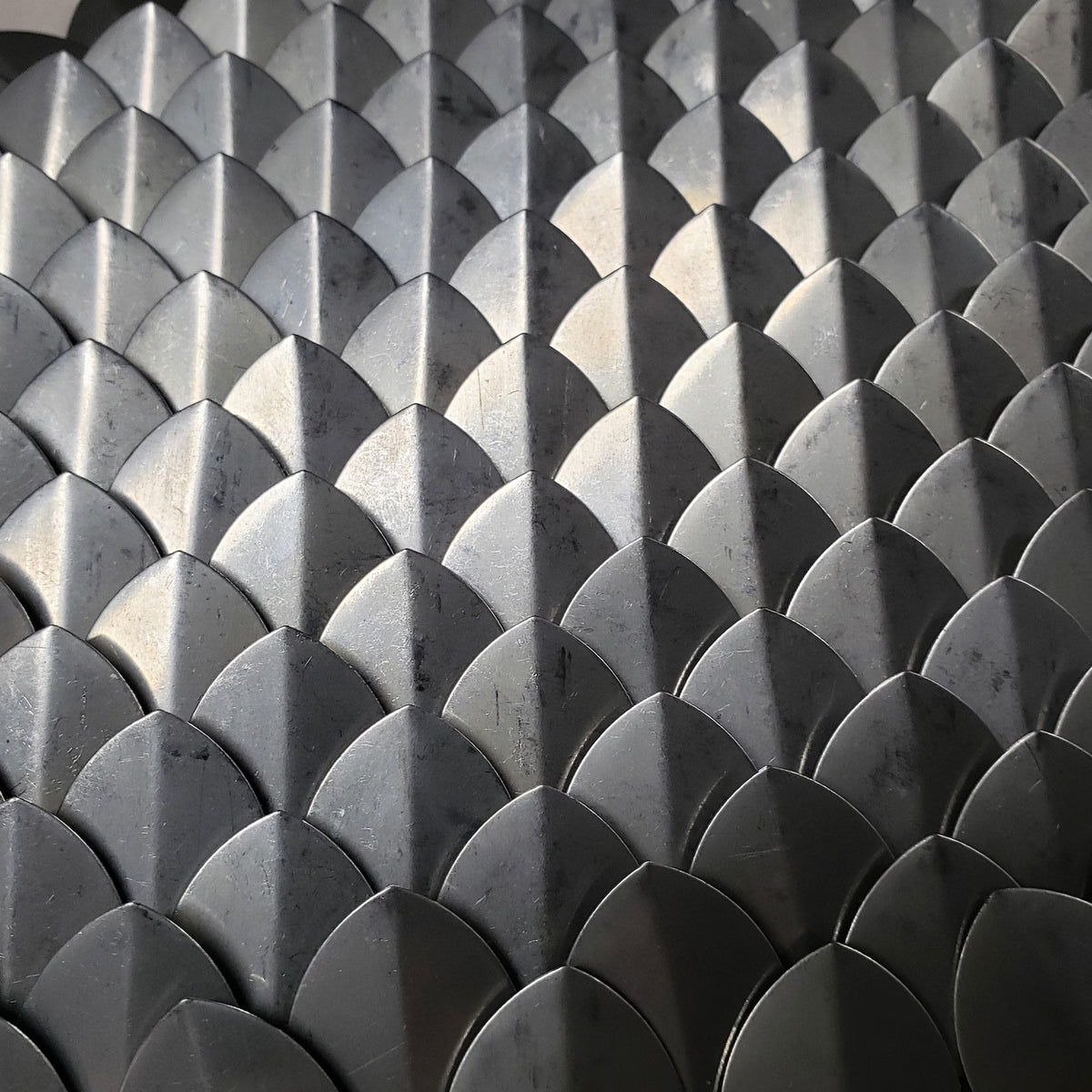 Stainless Steel Dragon Scales Metal Scalemail Scales Bulk Cosplay LARP Scale Mail Armor Supplies Medium