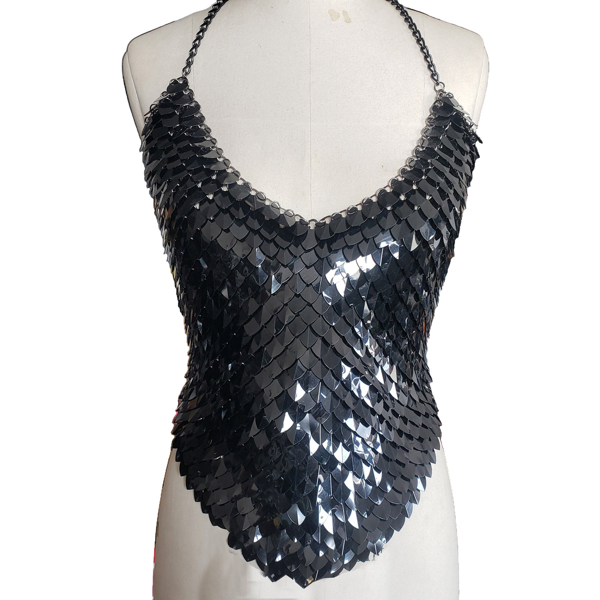 Halloween Dragon Cosplay Costume — Scalemail Halter Top Armor
