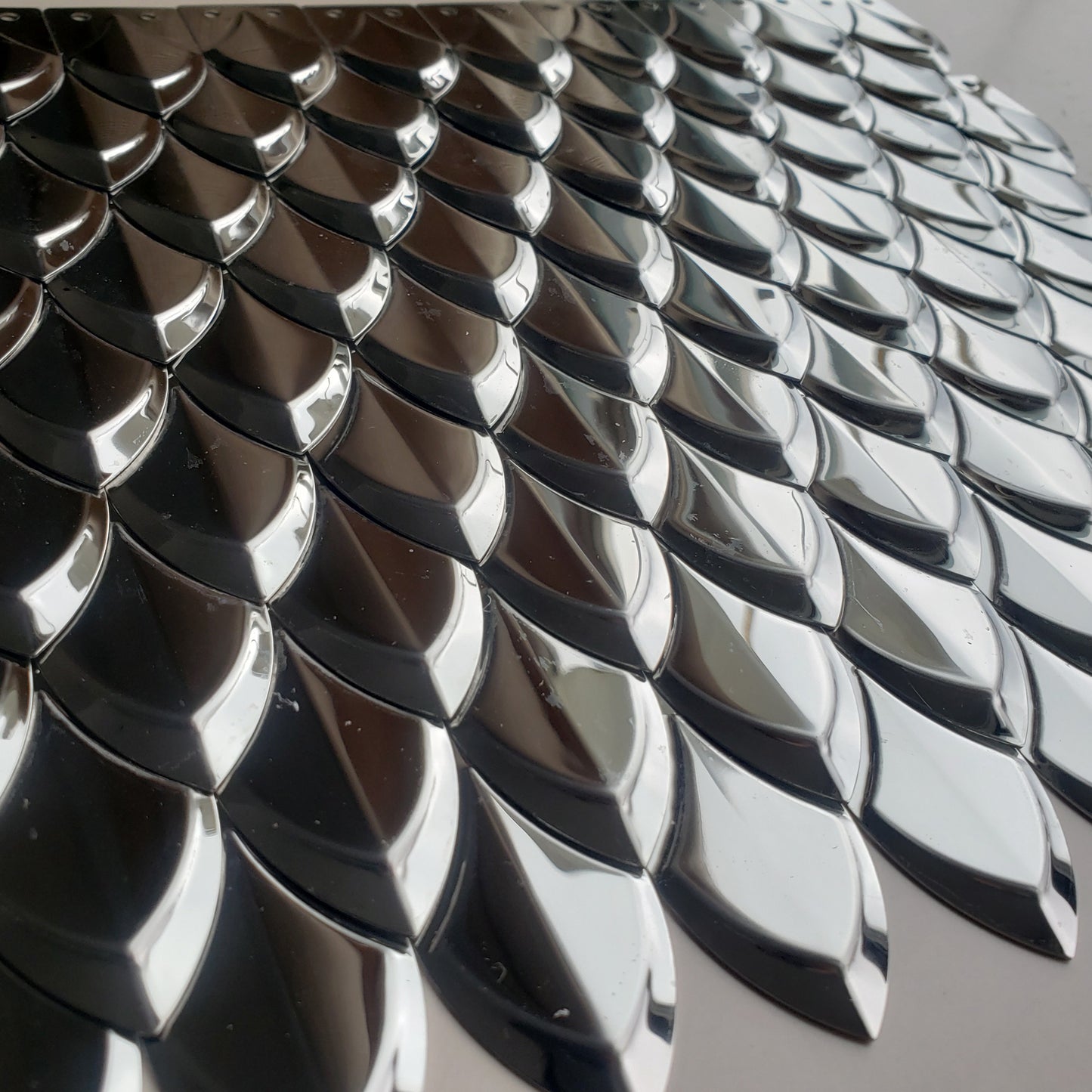 Mirror Stainless Steel Loose Lamellar Plates DIY Replacement Scale Armor