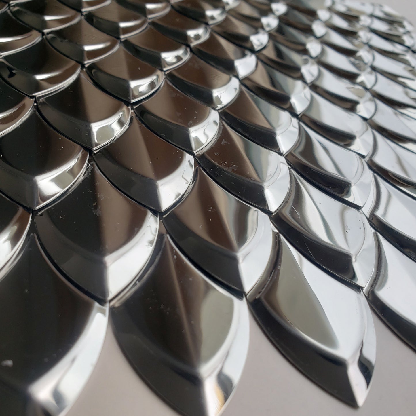 Mirror Stainless Steel Loose Lamellar Plates DIY Replacement Scale Armor