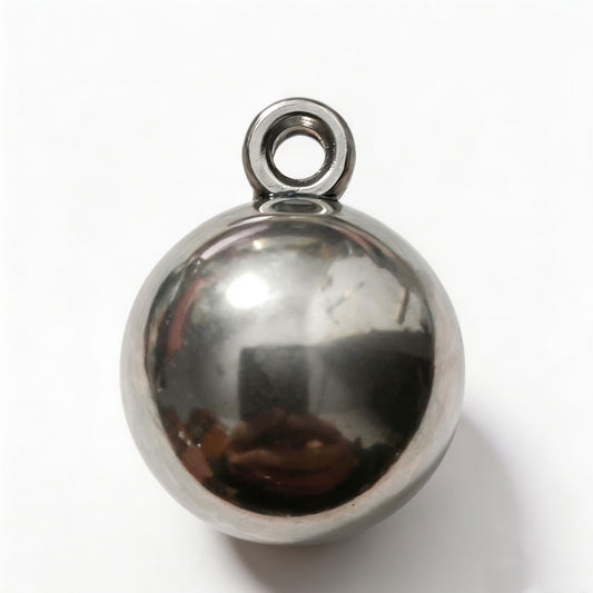 Stainless Steel Solid Flail Ball Charm Pendant for EDC,Jewelry